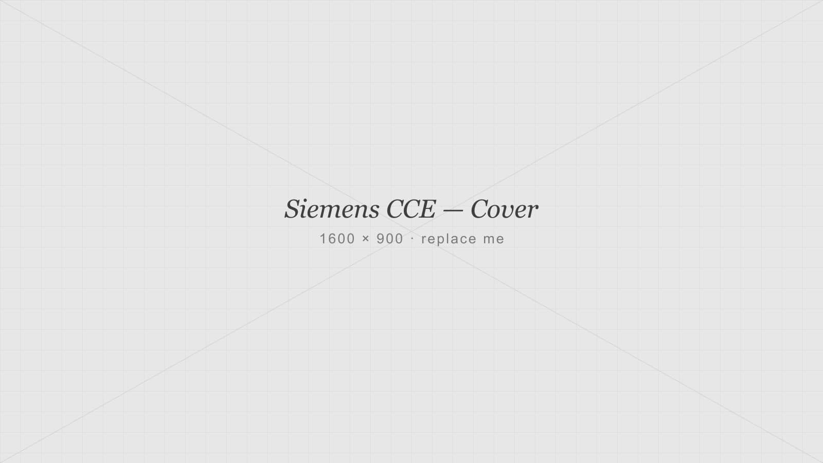 Siemens Cybersecurity CCE internal storytelling series cover image.
